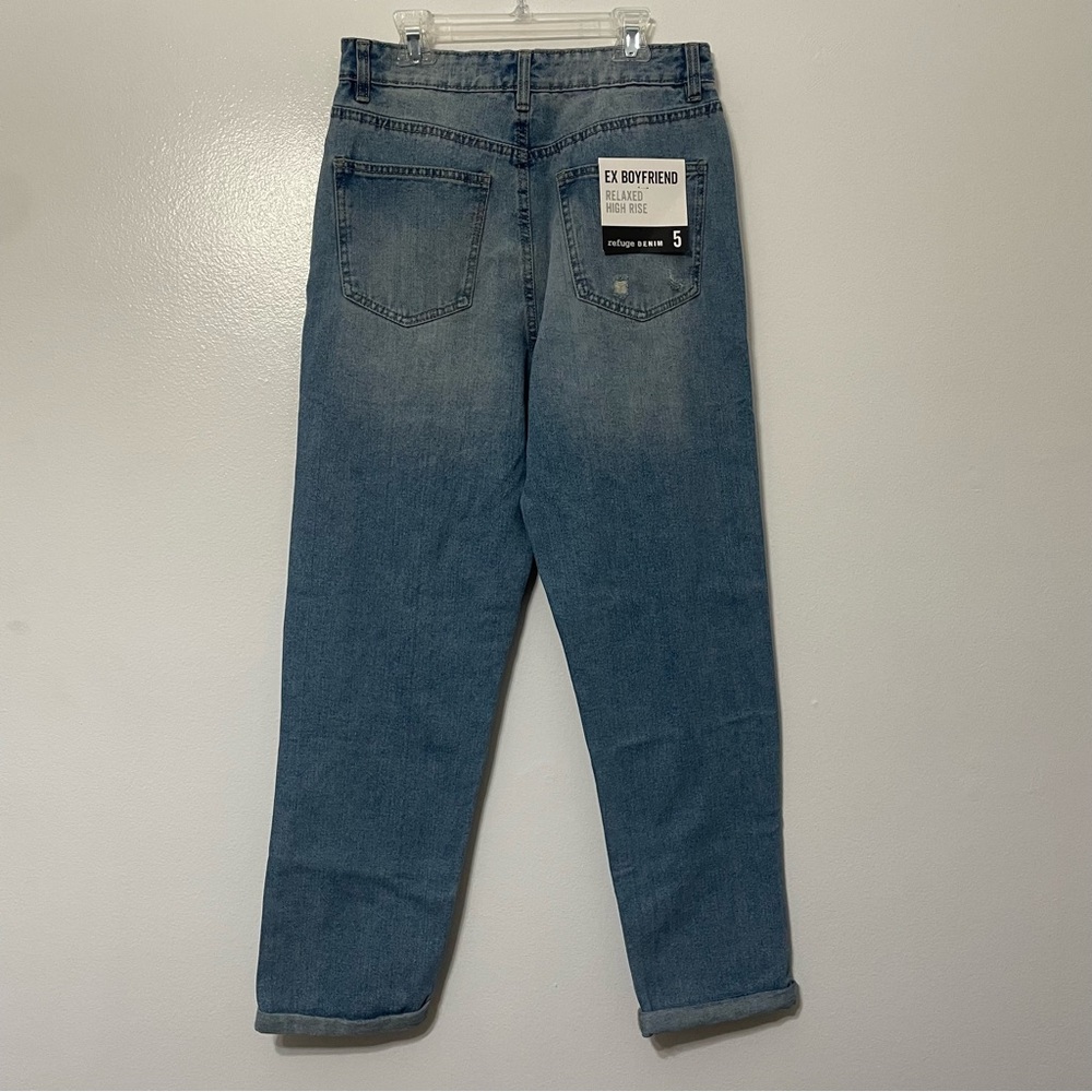 Refuge Denim Ex Boyfriend Relaxed High Rise Jeans - Picture 2 of 4